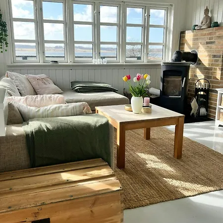 Wooden With Open View To Sebbersund Fjord
