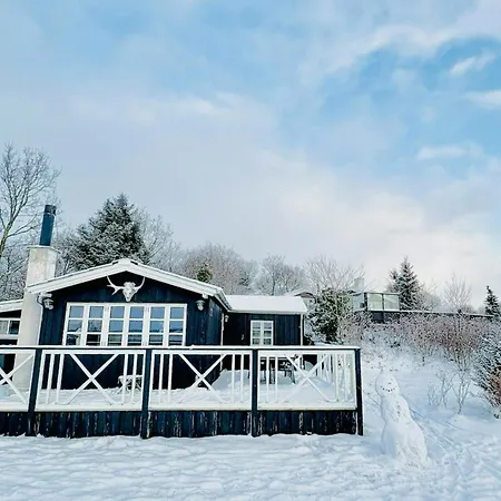 Wooden With Open View To Sebbersund Fjord *